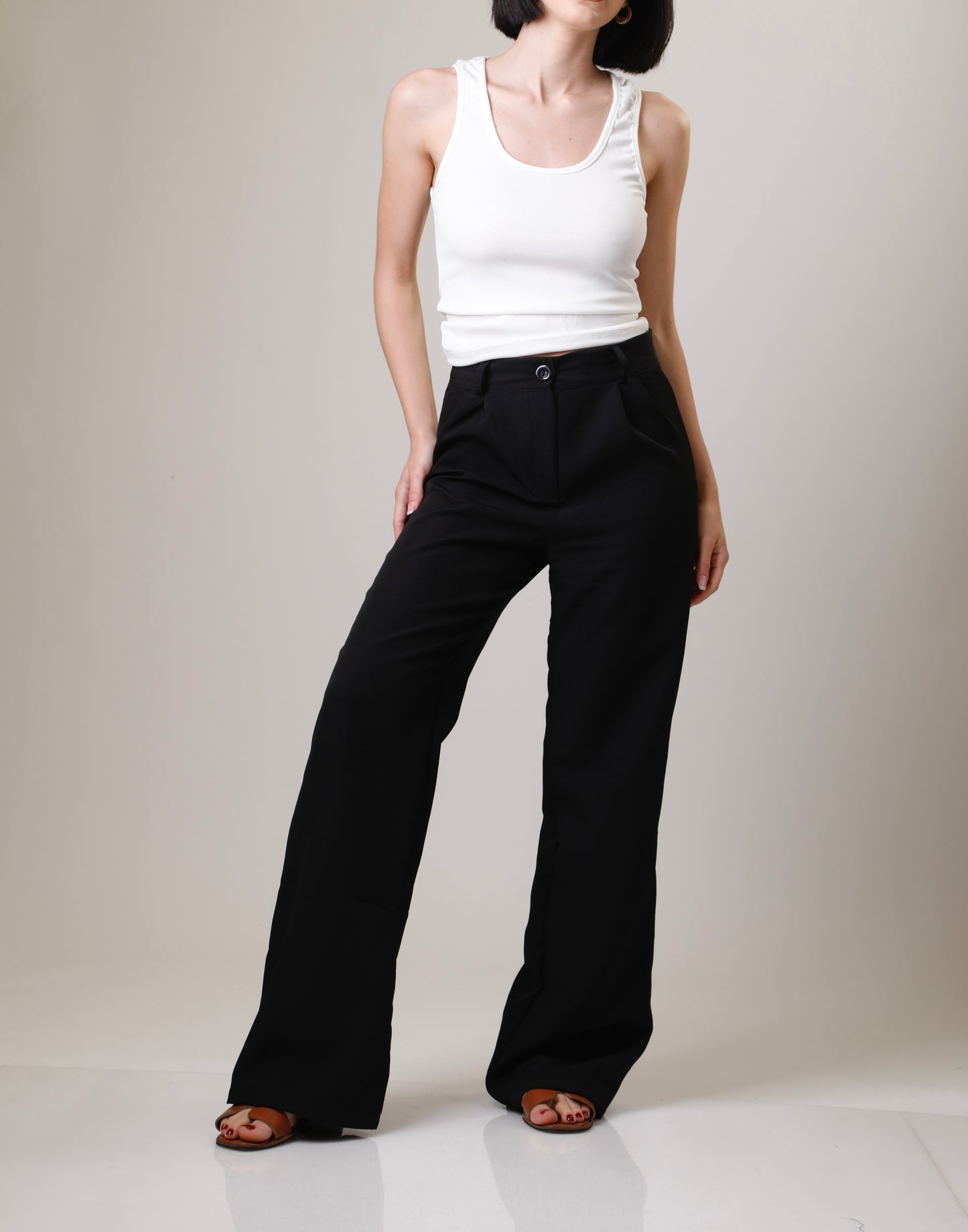 Wide Leg Trousers