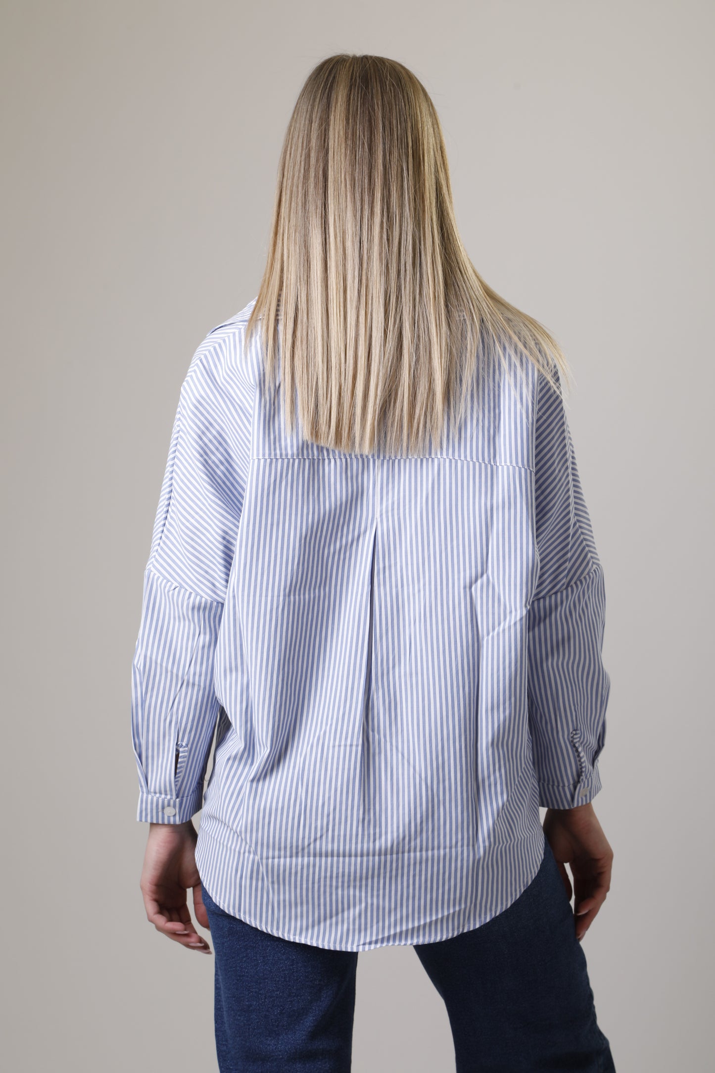 Striped Poplin Shirt