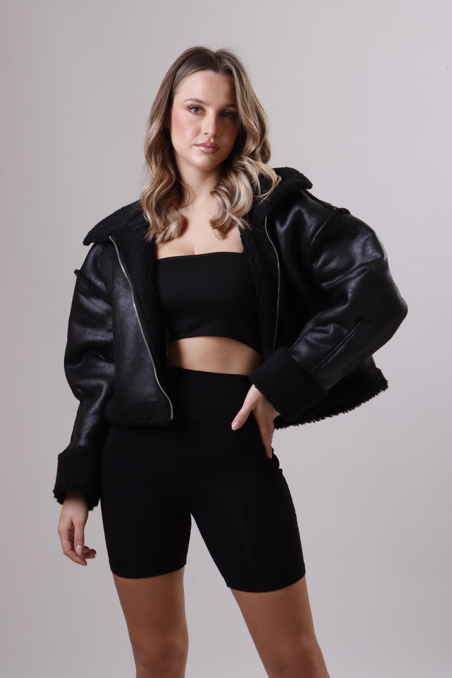 Double Faced Biker Jacket