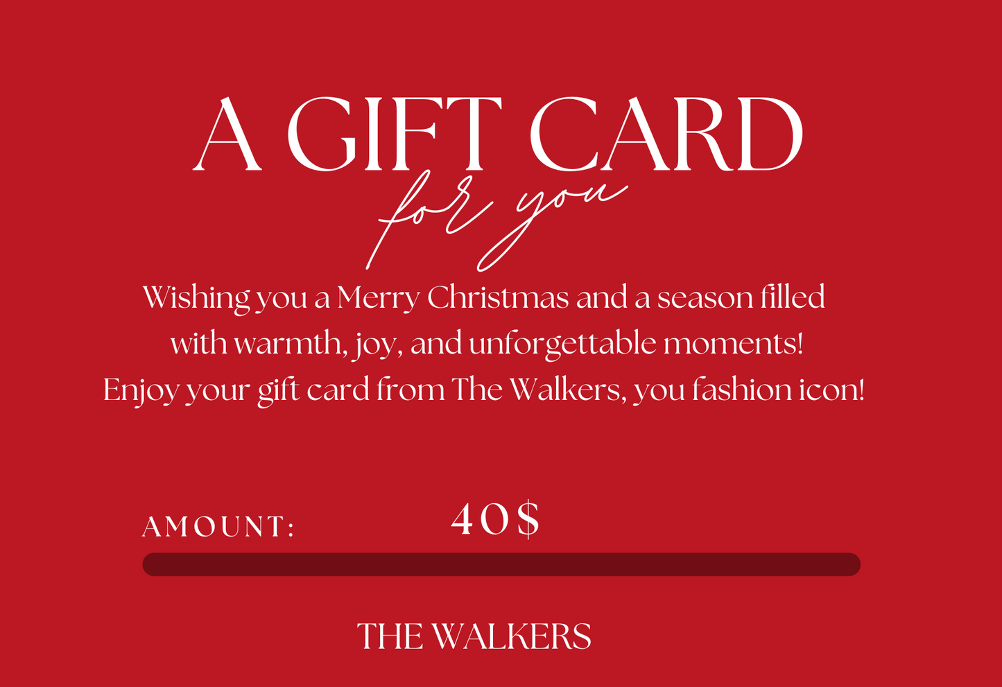 Christmas Gift Card