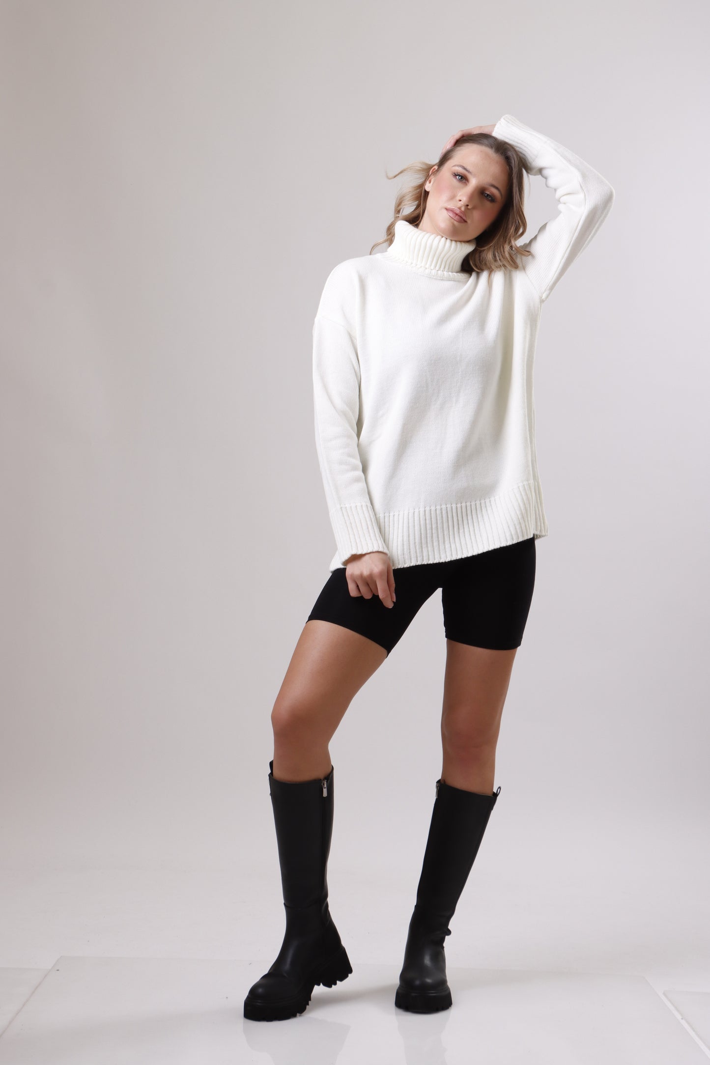 Lumi Wool Top - Turtleneck