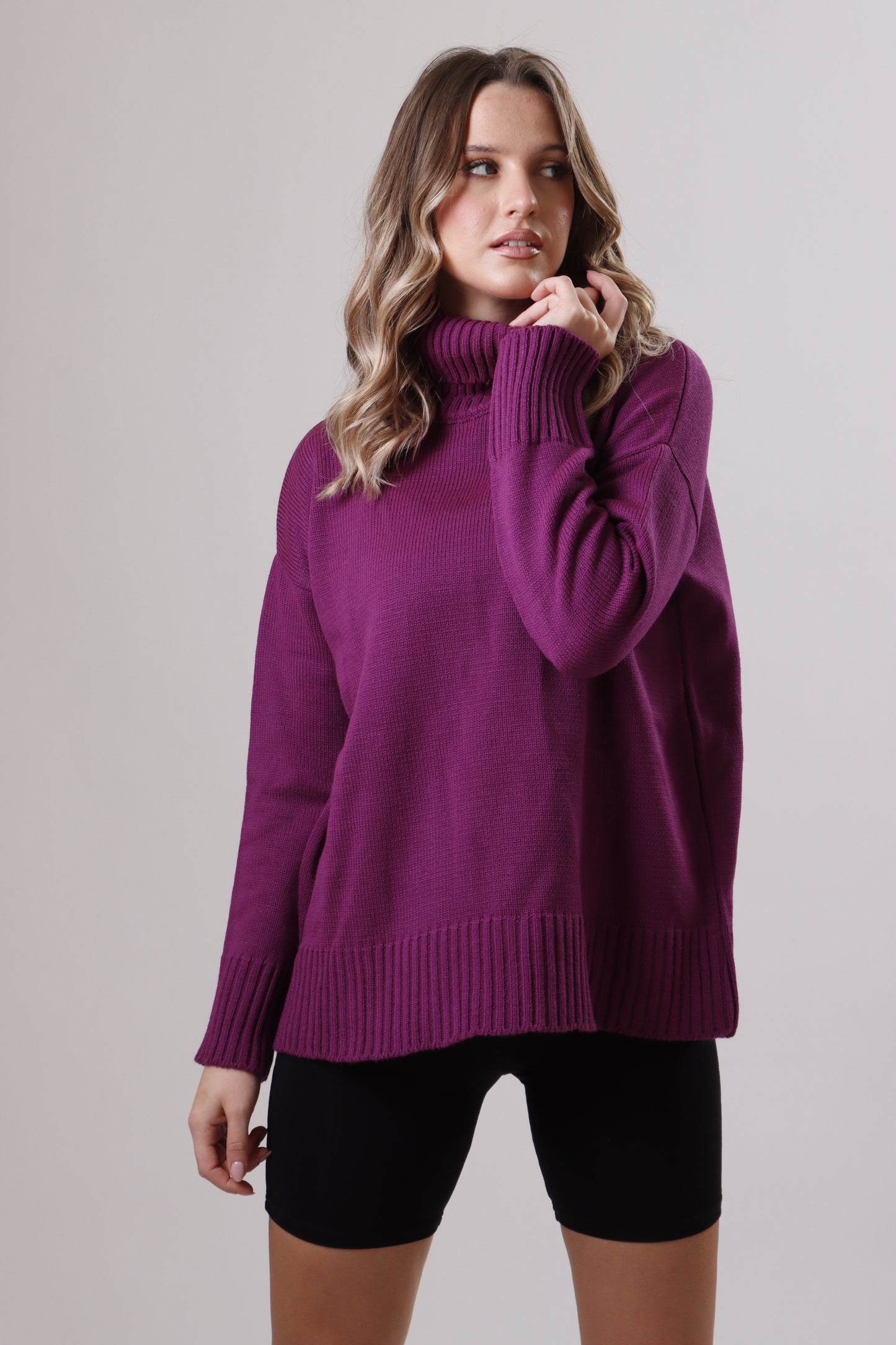 Lumi Wool Top - Turtleneck