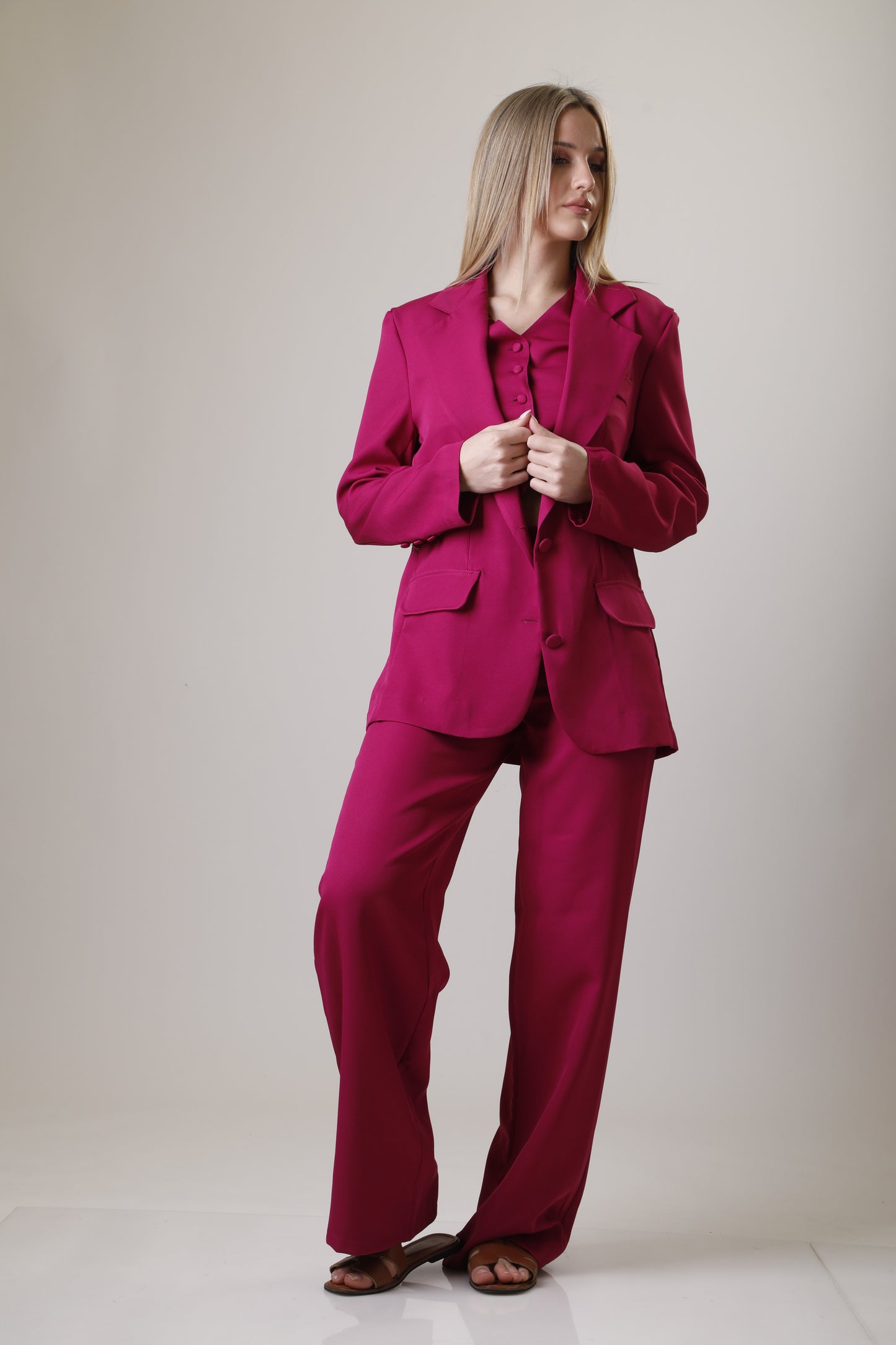 Three-Piece Blazer Suit