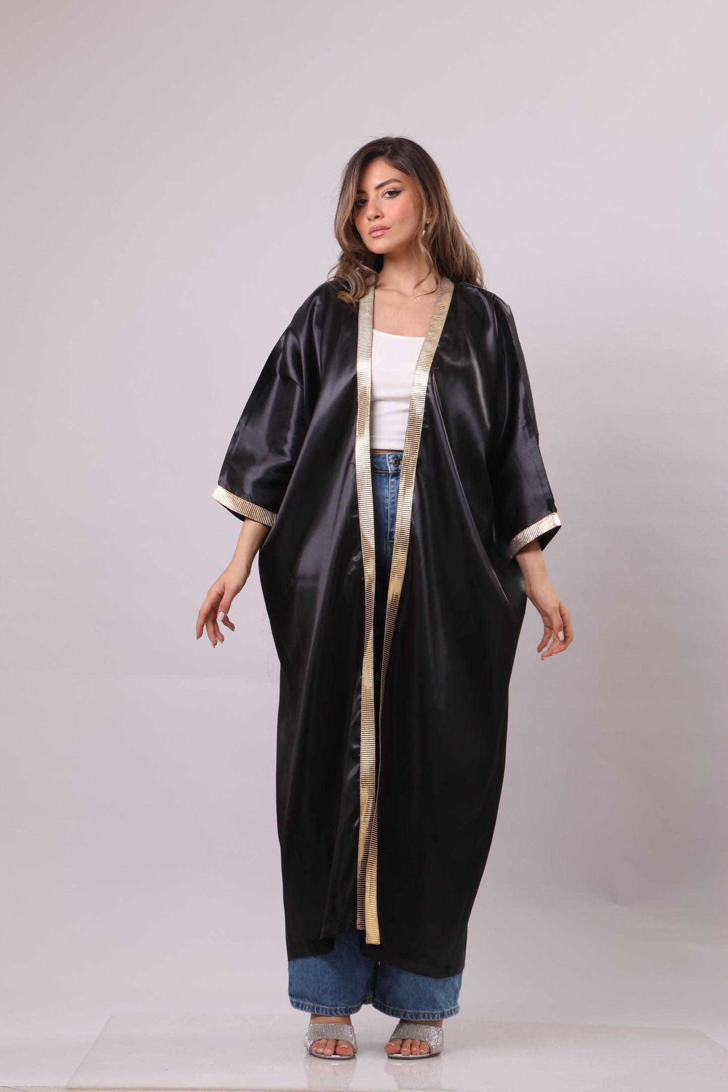 Golden Silk Abaya