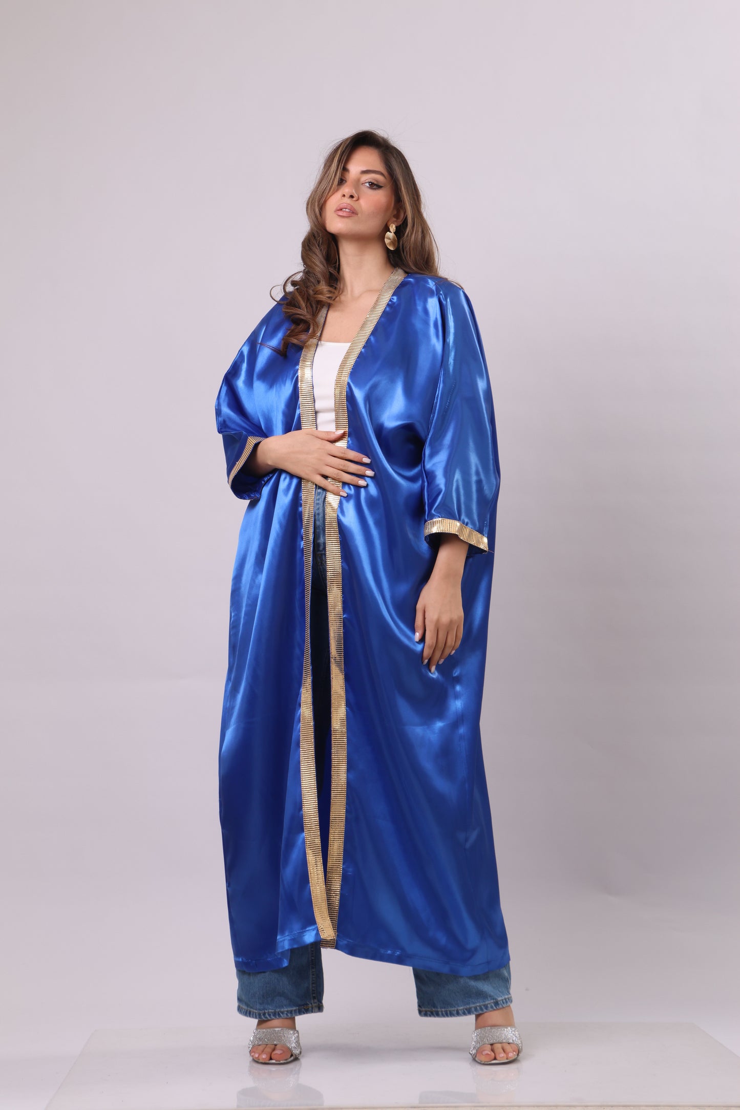 Golden Silk Abaya