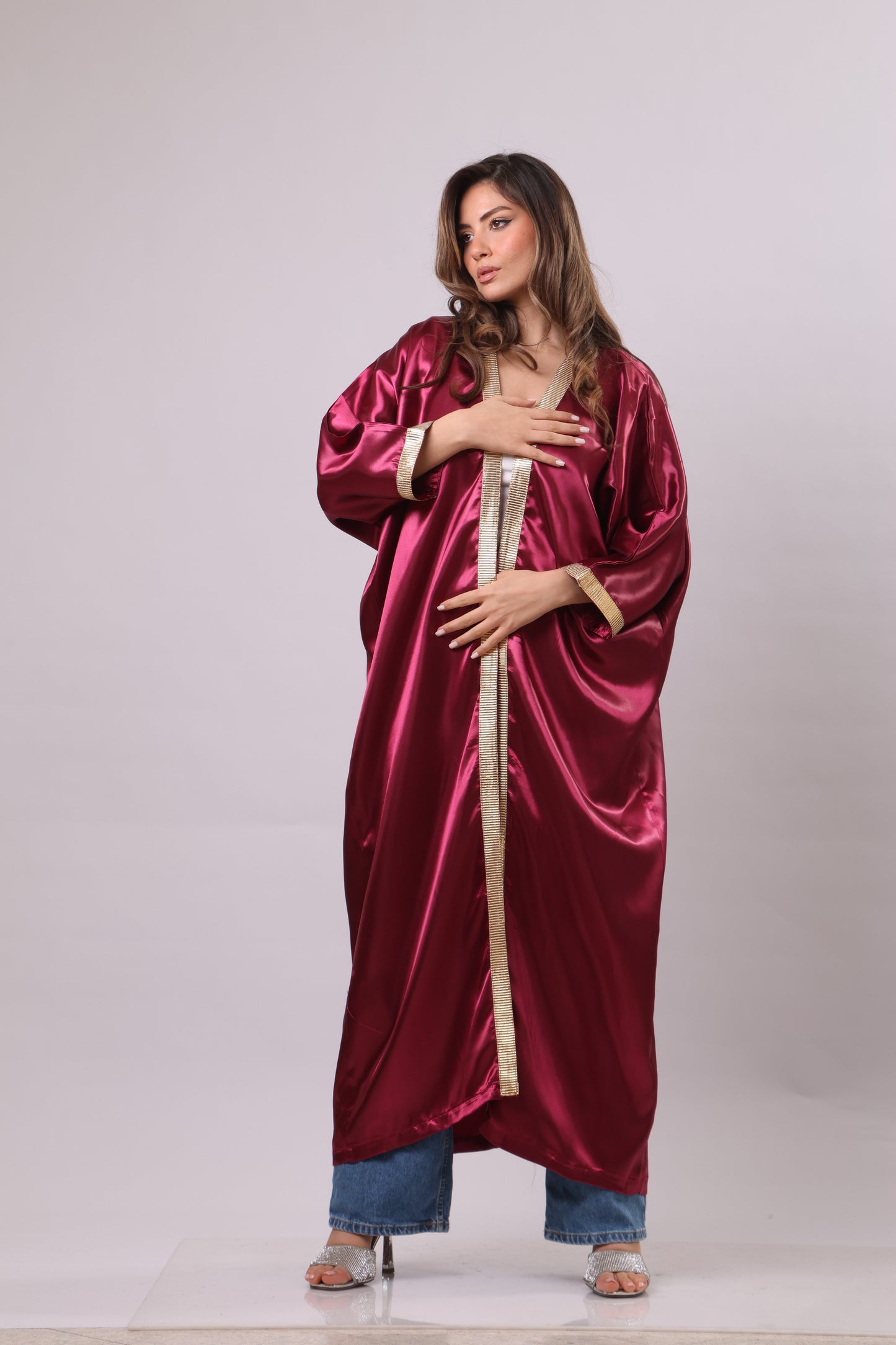 Golden Silk Abaya