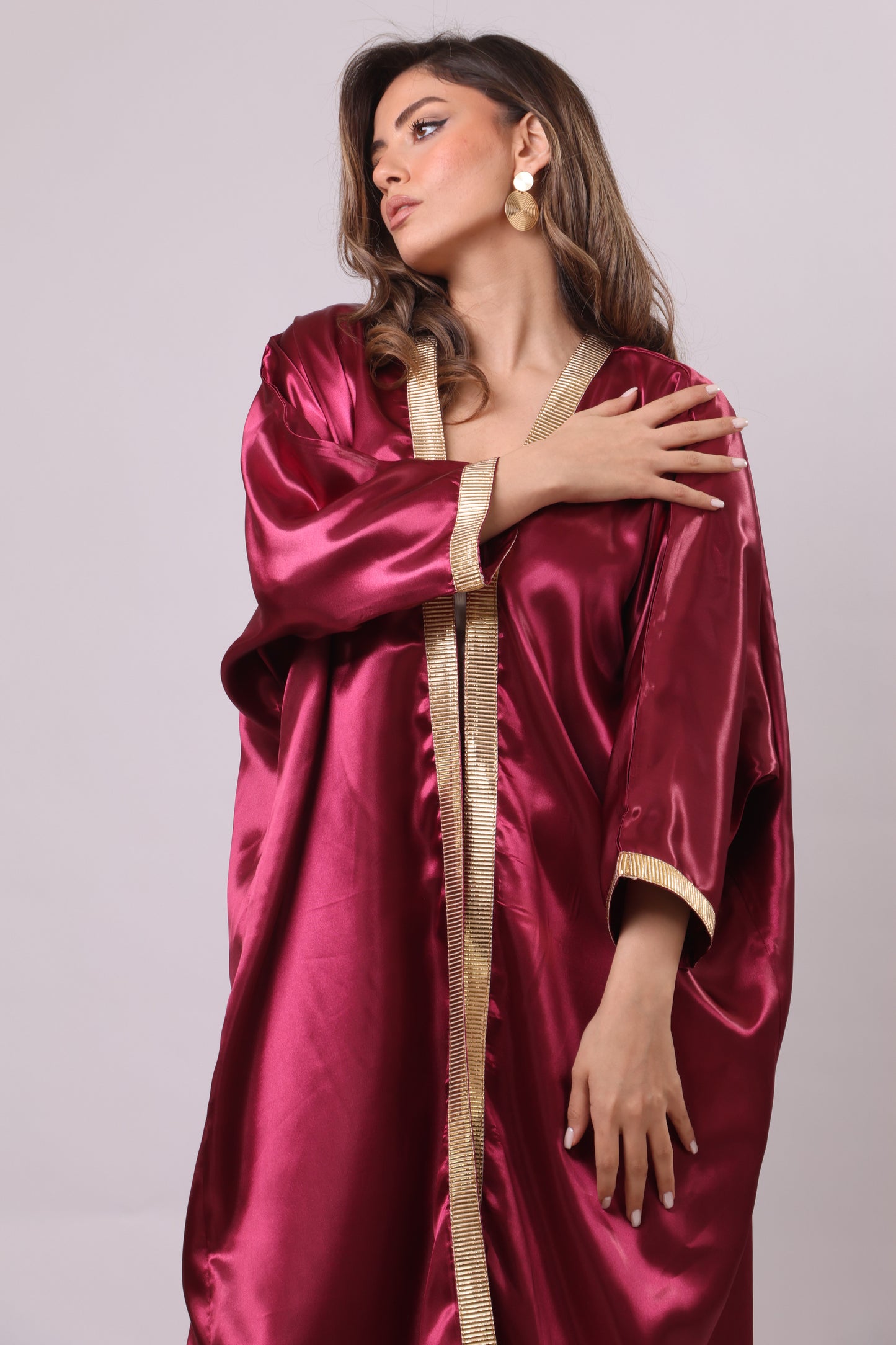 Golden Silk Abaya