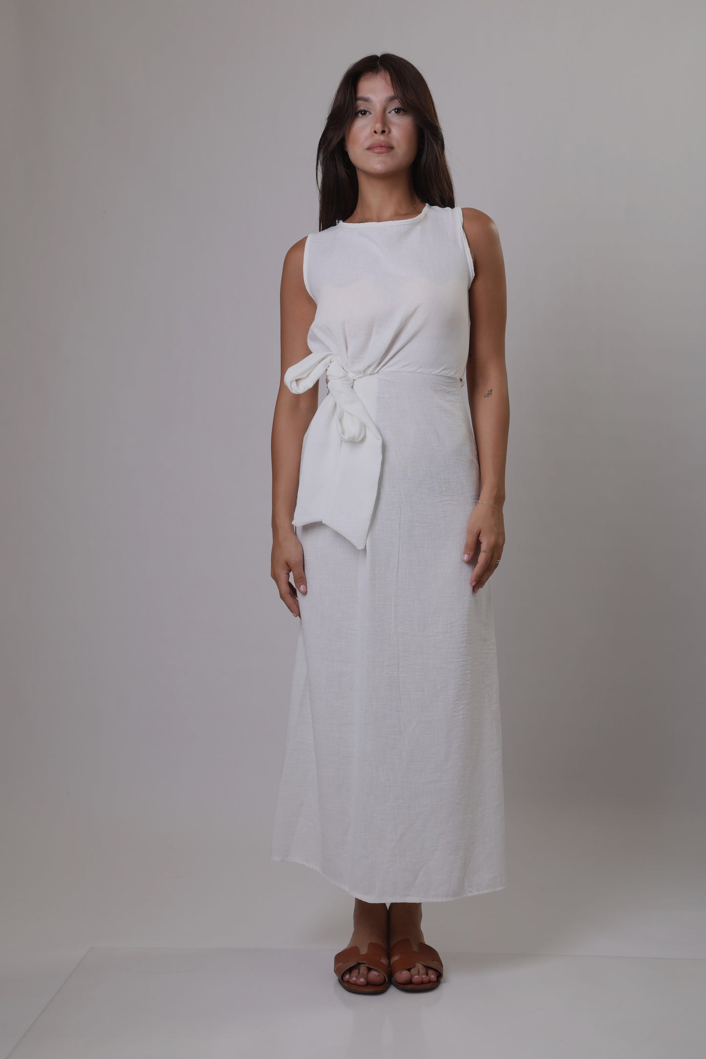 Lilia Linen Dress