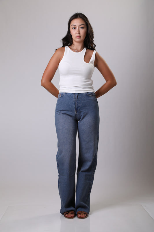 Loose fit high-rise Jeans