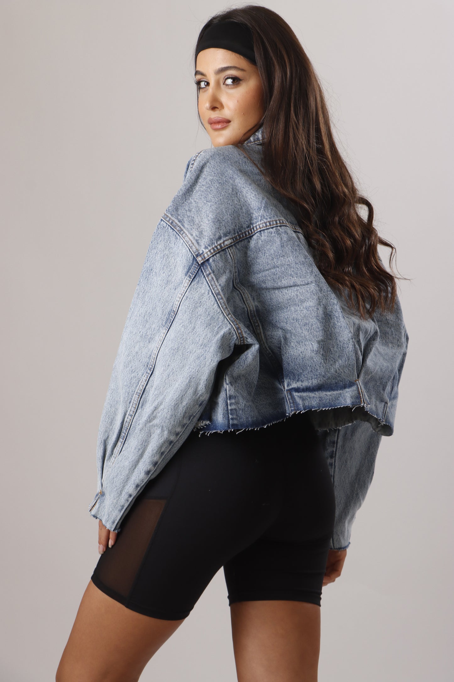 Cropped Denim Jacket