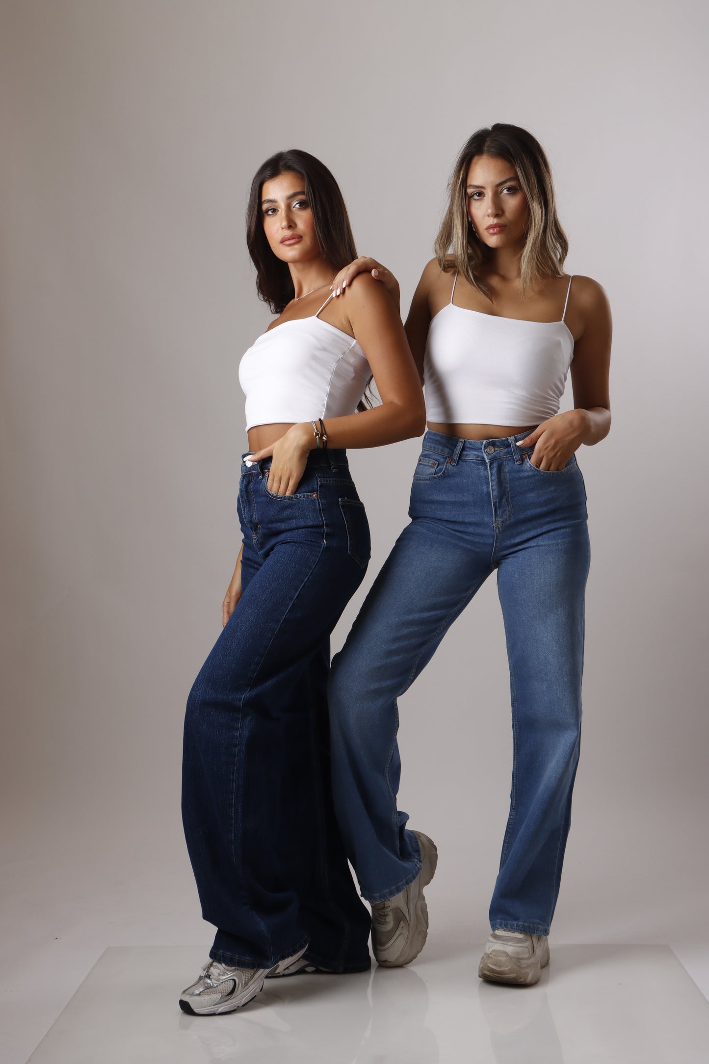 Fit Palazzo Jeans