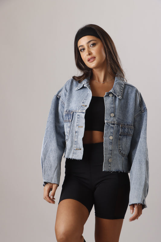 Cropped Denim Jacket